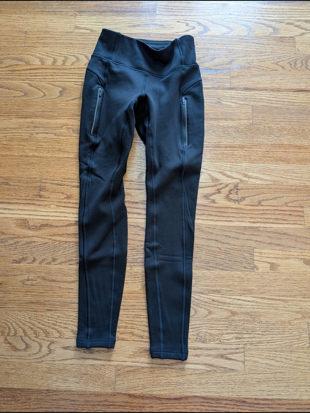 Athleta Rainier Fleece Lined Black High-Rise Performance Leggings Women's XS